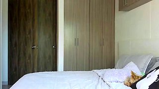 Amateur solo from a titty blonde tranny