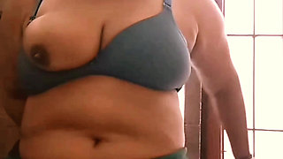 Desi Tamil Chubby Wife Lux Saree Wear Tease Shows Boobs Belly Hairy Pussy Ass! Indianhotwifex