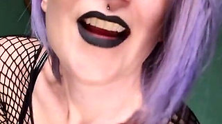 Letting you watch while I shine my latex