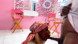Big-Ass Black Amateur Loves Rough POV Sex with Orgasm and Cr