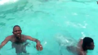 WE WENT SWIMMING