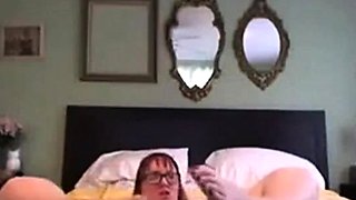 Big-Titted Amateur's Homemade Dildo Fun