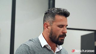 Alexis Fawx's Rough Office Domination in Pantyhose