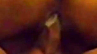 My Sperm Dripping in Her Pussy