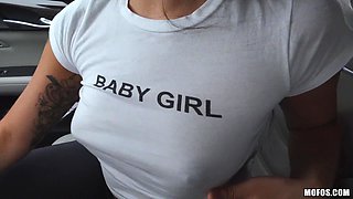 Gina Valentina's Latina Rescue Turns Outdoor Hot
