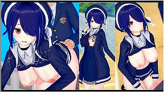 [hentai Game Koikatsu! ]have Sex With Big Tits Vtuber Otodama Tamako.3dcg Erotic Anime Video