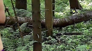 Cheating Mature Wife Meets up with Lover in the Forest for a Good Fuck