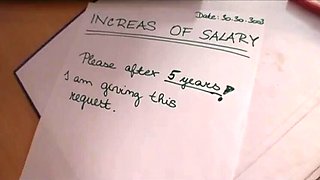 Boss Fucks Young Blonde Secretary While Old Cleaning Lady Helps