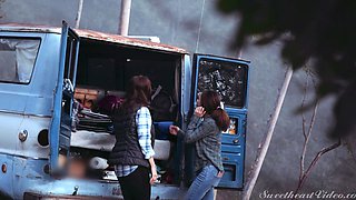 Lustful lesbians mind-boggling xxx scene