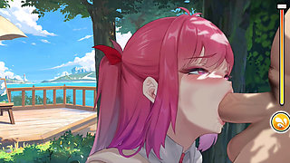 Hentai Game - Thick Blonde & Slutty Redhead College Girl Sex Gallery - Mushroom Island Work Diary  - Full Hentai CG 2