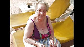 Huge Granny Tits Jerk off Challenge to the Beat 2