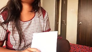 Desi College Girl Gets Creampie From Step Brother - Hindi Sex