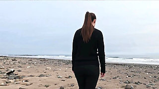 Silvia Soprano Rough ATM Domination on Surreal Beach - Big Ass Anal Punishment & Face Fucking