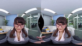 Slutty Big Tits Ass Secretary In Glasses-1: Big Ass, Blowjob  Amateur VR Porn