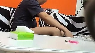 Extreme close up of Japanese teen masturbating Uncensored