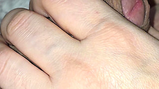 Step mom take step son out by handjob his big sick