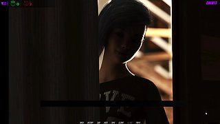 18 Plus Petite Stepsister Giving Me Handjob On My Bed