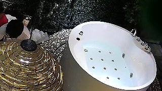 Amateur asian teen licks ass and sucks cock