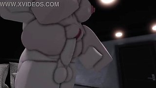 Ika having a giant manhood on Roblox condo