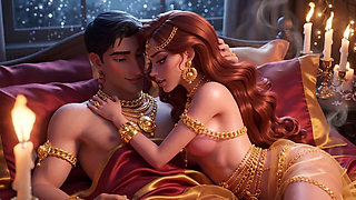 Steamy Cartoon Romance - Prince & Seductive Princess Intimate Compilation