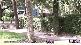 Sneaky baby doll at brunette smut