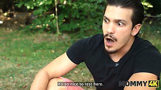 Mommy4k. sexy dark haired cougar Valentina Sierra is having a hard porno with her offspring’s boyfriend in public