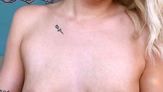 Blonde Teen Solo Masturbating On Webcam