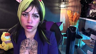 Amateur webcam girl masturbate big dildo