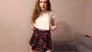 Redhead Striptease