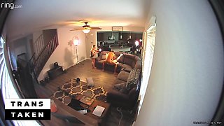 Pallid Ginger-haired Shemale Angel Smashed By Black Bull