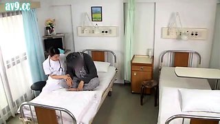 Asian Nurse in Uniform is A Blowjob Expert