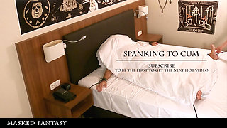 Hard Femdom Milking of Tied Male with Cock Spanking Till Orgasm