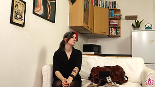 Miss Ash Borrows Slave Mila for a Week to Satisfy Her Every Whim, with Spanking, Nipple Clamps and Lesbian Domination