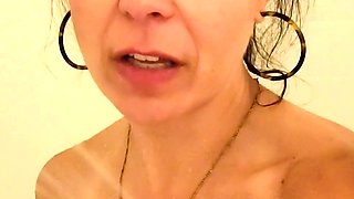 Big boobs milf masturbates with her dildo