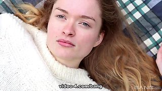 Laney day plays with her hairy pussy in a beautiful solo scene - BANG