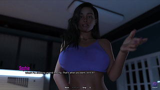 Step Sister Caught Pervy Step Brother Jerking off to Her Panty - 3D Hentai Animated Porn - Life in Santa County