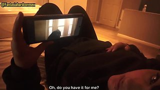 Step Sister Blowjob POV - Netflix and Chill with Chubby Argentina Girl