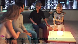 Anal Foursome Wedding Night: Andy and Katy Swap with Sofia in Wild Mature Cuckold Game