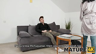 Mature4k. tempting mature chick is drilled by her stepson's brazen mate