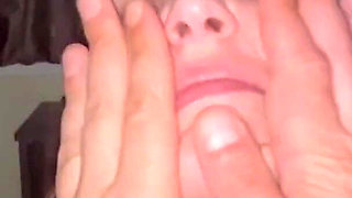 Face Slapping POV, Blowjob, Cum on Hair, Squirting