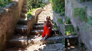 Amateur Blonde Wife Enjoys Sex After Walk