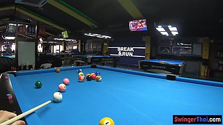 Big butt Thai bar girl massage bj