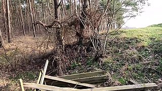 Bouncy Tits Outdoor Flashing - Hard Spanking & Public Humiliation