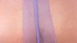 Fuck My Pussy and Cum on My Purple Pantyhose Feet