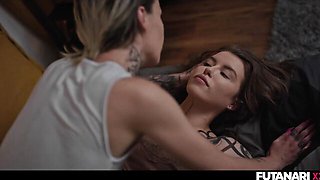 Eden and Tabitha's cum in mouth smut