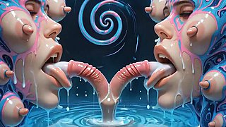 Hot 3D Cartoon Fantasy: Corruption Path Part 1 Teaser - Cum Swallowing & Creampie Compilation
