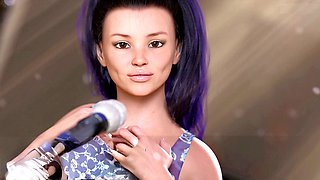 3D animation featuring hardcore rough sex and a naughty visual novel