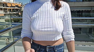 public flashing in the city