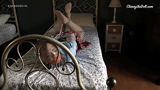 College Uniform Bed Bondage
