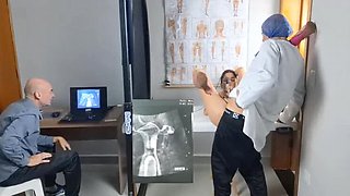 Naughty Wife Cheats with Gynecologist - Hot Cuckold Ultrasound Fuck!